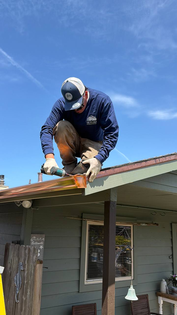 Skyline Seamless Gutters install project