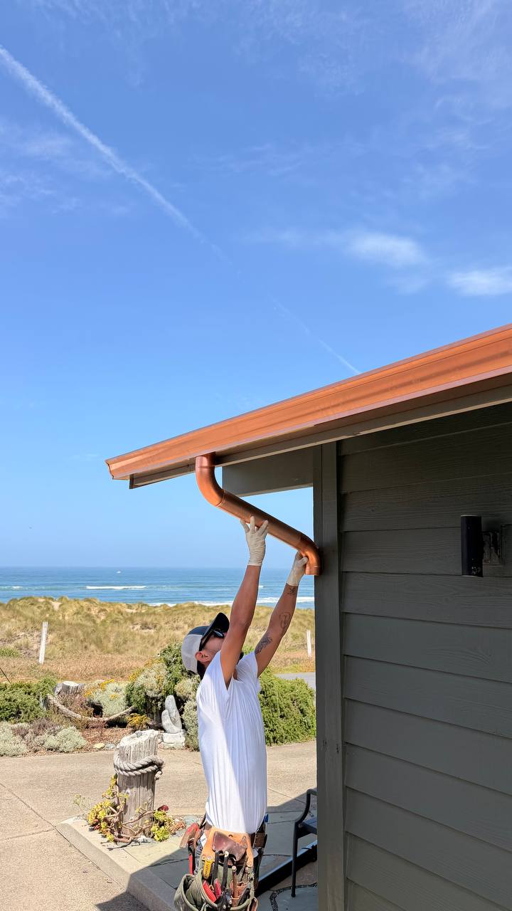Skyline Seamless Gutters install project