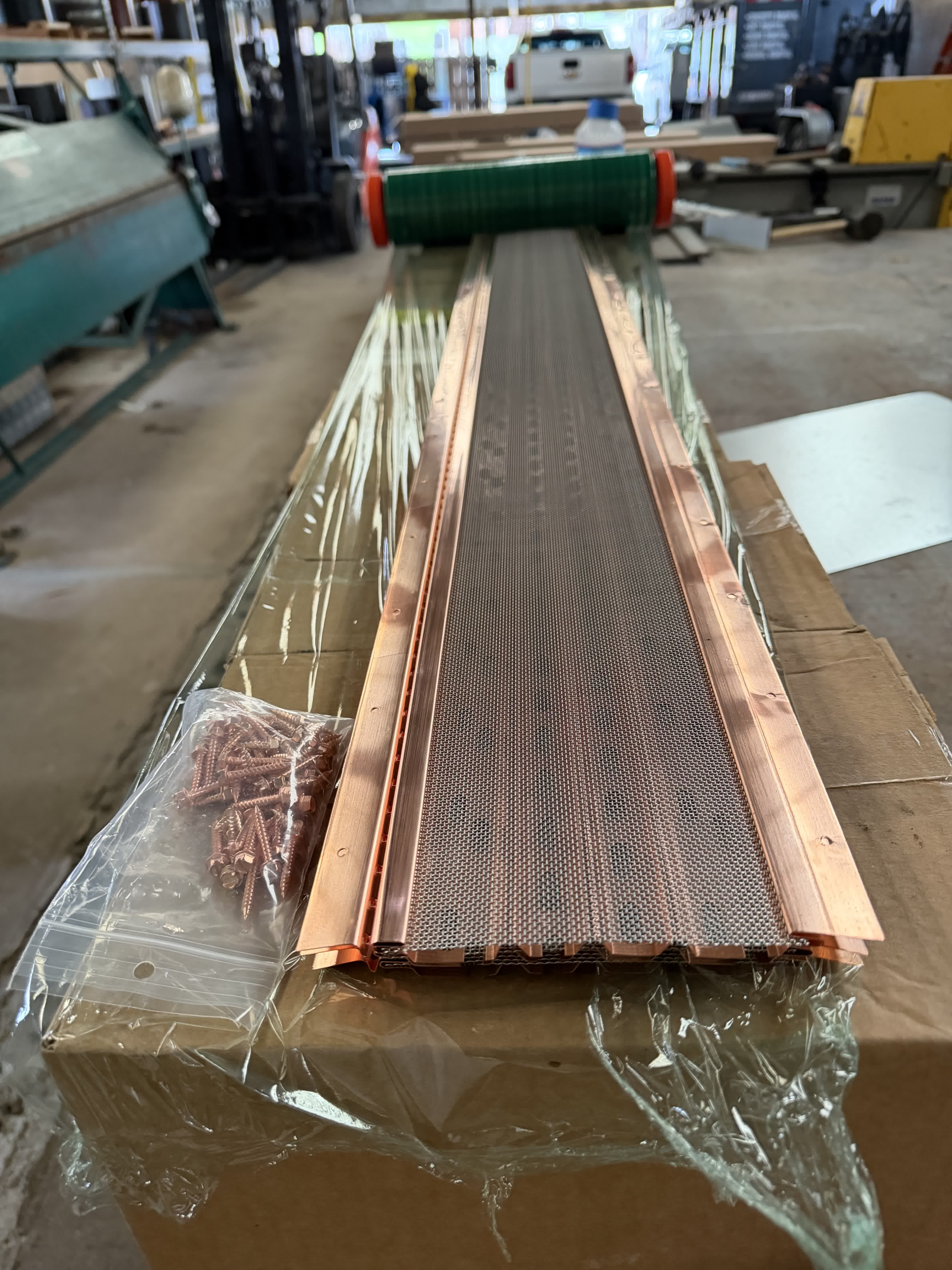 Copper premium mesh gutter guards