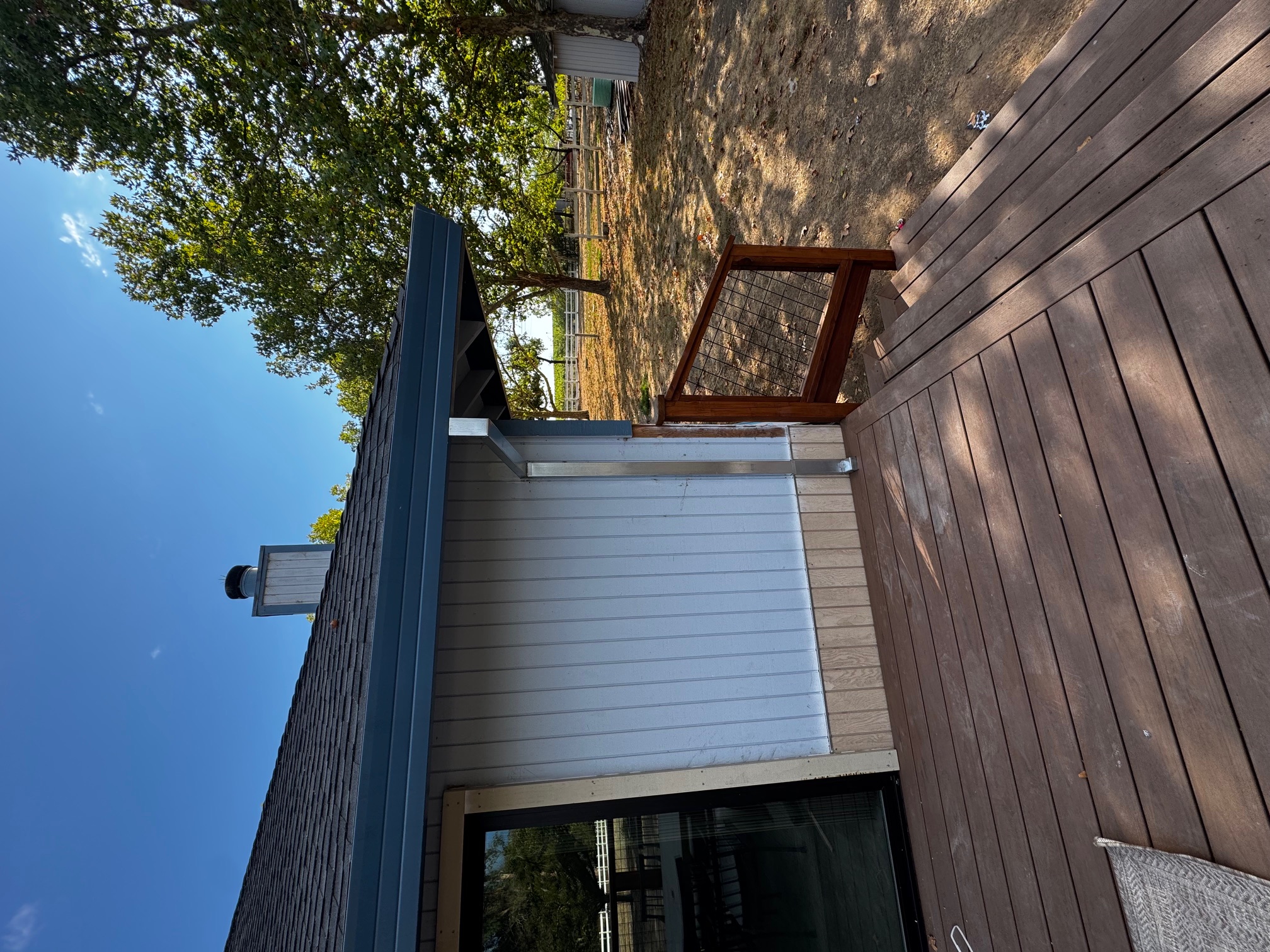 Custom downspout color-matched to home trim